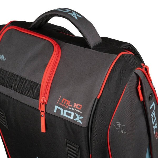 NOX ML10 COMPETITION XL COMPACT BLACK/RED 2024 MIGUEL LAMPERTI (Racket Bag) - Image 3