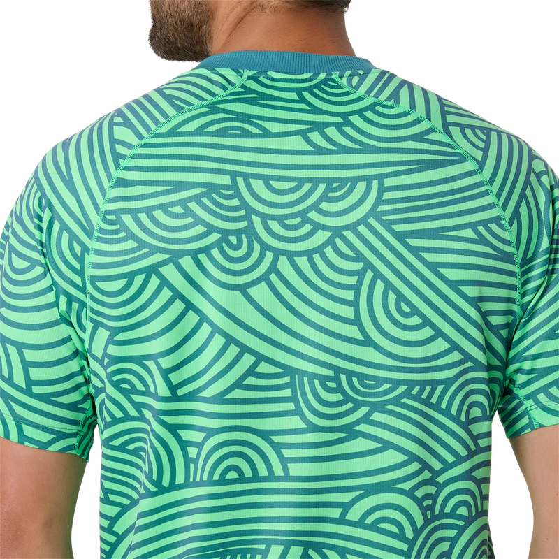 Asics Men's Padel Court All Over Print Top Misty Pine 5 Asics Men's Padel Court All Over Print Top Misty Pine - Image 5