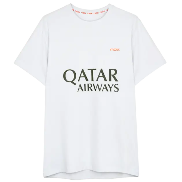 Nox Men's Agustin Tapia AT10 Sponsor T-Shirt White
