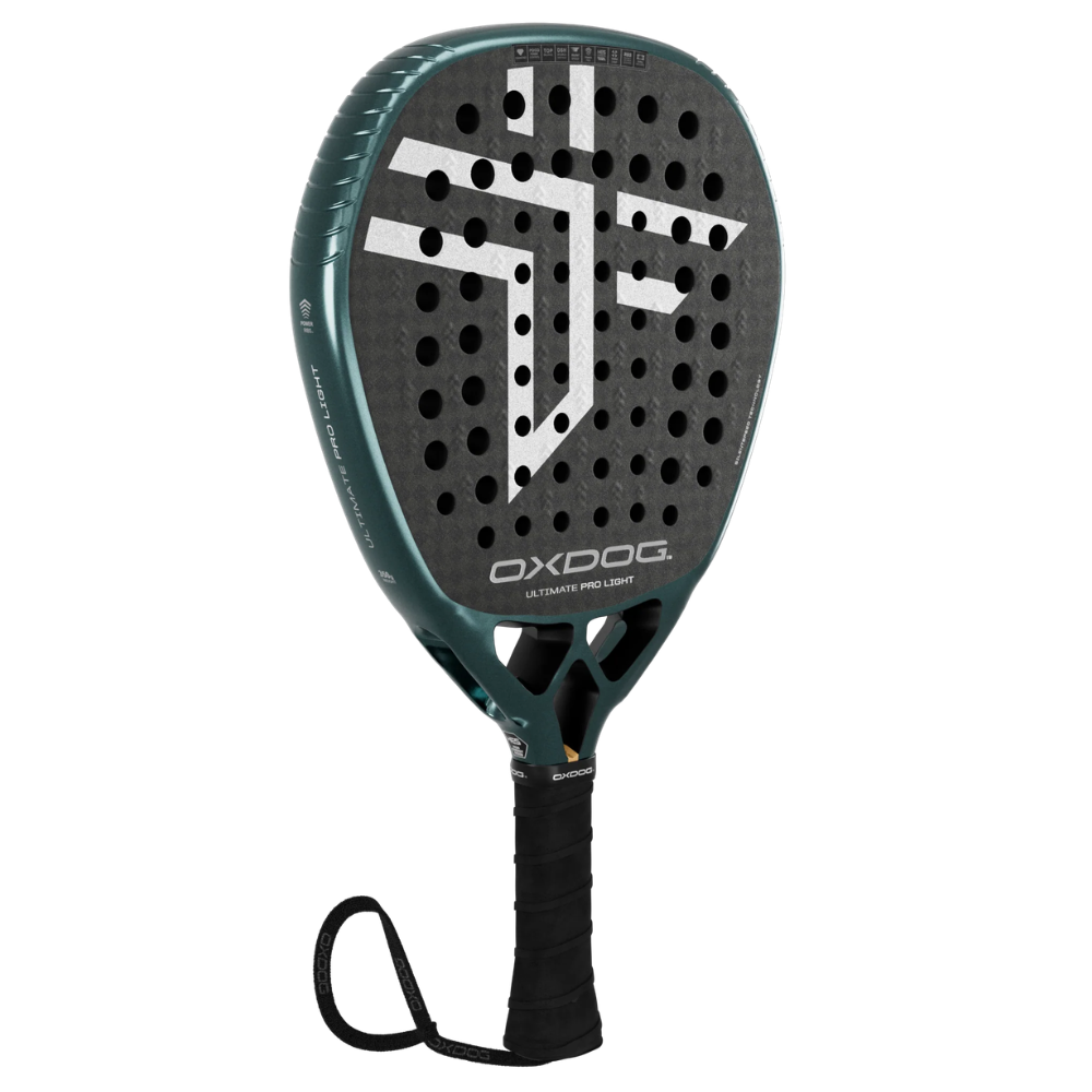 Oxdog Ultimate Pro Light 2027 2 Oxdog Ultimate Pro Light 2027 padel racket – angled view